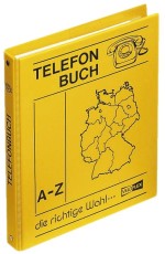 Veloflex® Telefonringbuch - A5, gelb, inkl. Einlagen und 12-teiliges Register A-Z Telefonringbuch