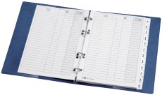 Veloflex® Ersatzeinlagen - 25 Blatt ohne Register Telefonringbuch weiß Ersatzeinlagen 25 Blatt