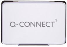 Q-Connect® Stempelkissen 9 x 5,5cm schwarz Stempelkissen schwarz Größe 3 90 mm 55 mm