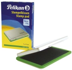 Pelikan® Stempelkissen 2 - 110 x 70 mm, grün getränkt Stempelkissen grün Größe 2 110 mm 70 mm
