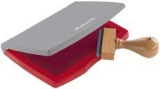 Pelikan® Stempelkissen 2E Kunststoff-Gehäuse - 110 x 70 mm, rot getränkt Stempelkissen rot 110 mm