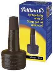 Pelikan® Stempelfarbe 4K - ohne Öl, 28 ml, schwarz Stempelfarbe schwarz 28 ml