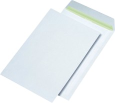 Envirelope® Versandtasche - C4, haftklebend, 90 g/qm, ohne Fenster, 250 Stück C4 weiß haftklebend