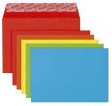 Elco Briefumschlag Color - C6, Kleinpackung 20 Stück, 5 Farben sortiert, haftklebend sortiert