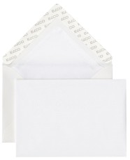 Elco Briefumschlag Prestige - C6, 25 Stück, weiß, mit Wasserzeichen, haftklebend C6 (162 x 114 mm)
