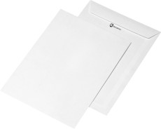 SECURITEX® Versandtasche B5 - ohne Fenster, 130 g/qm, haftklebend, 100 Stück B5 weiß haftklebend