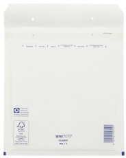 aroFOL® Luftpolstertaschen Nr. 5, 220x265 mm, weiß, 100 Stück Luftpolstertasche weiß Nr. 5 21 g