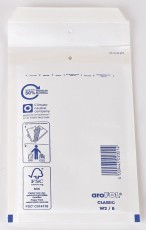 aroFOL® Luftpolstertaschen Nr. 2, 120x215 mm, weiß, 10 Stück Luftpolstertasche weiß Nr. 2 10 g