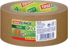 tesa® Verpackungsklebeband tesapack® Paper EcoLogo - Papier, 50 m x 50 mm, braun 50 mm x 50 m