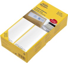 Avery Zweckform® 3438 Frankier-Etiketten - einzeln mit Abziehlasche, 164 x 41 mm, 500 Stück weiß