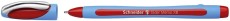 Schneider Kugelschreiber Slider Memo - XB, rot Kugelschreiber Einweg Kappenmodell cyan-rot rot XB