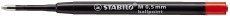 STABILO® Kugelschreiber - Großraummine - Ballpoint Refill - Einzelmine - rot Großraummine rot