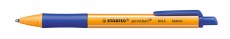 STABILO® Kugelschreiber pointball® - 0,5 mm, Druckmechanik, blau Kugelschreiber Druckmechanik blau