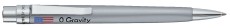 Spacetec by Diplomat Kugelschreiber Spacetec O-Gravity silber Druckkugelschreiber silber 0,5 mm