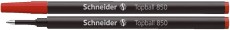Schneider Tintenrollermine Topball 850 - 0,5 mm, rot Cap-Off-Tinte - kann 2-3 Tage offen bleiben.