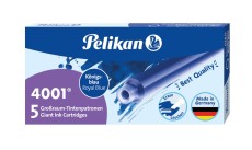 Pelikan® Tintenpatrone 4001® GTP/5 - königsblau, 5 Patronen Tintenpatrone königsblau 5 Patronen