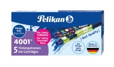 Pelikan® Tintenpatrone 4001® für Lamy-Füllhalter - königsblau, 5 Stück Tintenpatrone