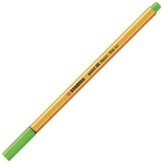 STABILO® Fineliner - point 88 - Neonfarbe, leuchtfarbengrün Fineliner neongrün 0,4 mm