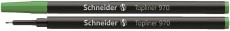 Schneider Fineliner-Mine Topliner 970 - 0,4 mm, grün Cap-Off-Tinte - kann 2-3 Tage offen bleiben.