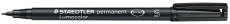 Staedtler® Feinschreiber Universalstift Lumocolor® - permanent, S, schwarz Fineliner schwarz