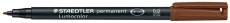 Staedtler® Feinschreiber Universalstift Lumocolor® - permanent, M, braun Fineliner braun ca. 1 mm