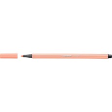 STABILO® Premium-Filzstift - Pen 68 - apricot Faserschreiber hellrosa ca. 1 mm Rundspitze