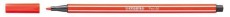 STABILO® Premium-Filzstift - Pen 68 - hellrot Faserschreiber hellrot ca. 1 mm Rundspitze