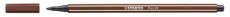 STABILO® Premium-Filzstift - Pen 68 - braun Faserschreiber braun ca. 1 mm Rundspitze