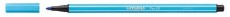 STABILO® Premium-Filzstift - Pen 68 - azurblau Faserschreiber azurblau ca. 1 mm Rundspitze