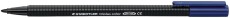 Staedtler® Fasermaler triplus® color 323 - ca. 1,0 mm, schwarz ergonomischer Dreikantschaft