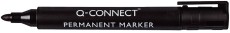 Q-Connect® Permanentmarker, ca. 2 mm, schwarz Permanentmarker schwarz ca. 2 mm Rundspitze
