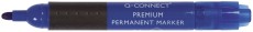 Q-Connect® Permanentmarker Premium - ca. 3 mm, blau Permanentmarker blau ca. 3 mm Rundspitze