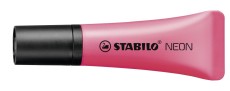 STABILO® Textmarker - NEON - Einzelstift - pink 4 Stunden Austrockenschutz Textmarker rosa 2 + 5 mm