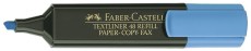 Faber-Castell Textmarker TL 48 REFILL - nachfüllbar, blau Textmarker blau 1, 2 und 5 mm