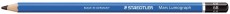 Staedtler® Bleistift  Mars® Lumograph® - 6B, blau Bleistift 6B ohne Radierer blau