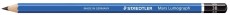 Staedtler® Bleistift  Mars® Lumograph® - 3B, blau Bleistift 3B ohne Radierer blau