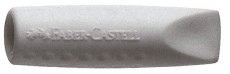 Faber-Castell Polybeutel Radierer GRIP 2001 Eraser Cap, grau Radierer 10 x 10 x 40 mm