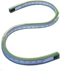 Rumold Flexible Kurvenlineale mit mm-Teilung, 40 cm Kurvenlineal 40 cm