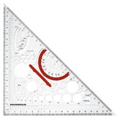 Rumold Dreieck Metall Techno Technodreieck Metall nach DIN 406 abnehmbarem Griffteil