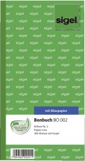 SIGEL Bonbuch - Kellner-Nr. 2, 360 Abrisse,  BL, rosa, 105x200 mm, 2 x 60 Blatt Bonbuch 105 x 200 mm
