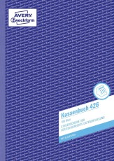 Avery Zweckform® 426 Kassenbuch, DIN A4, nach Steuerschiene 300, 100 Blatt, weiß Kassenbuch weiß