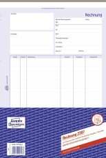 Avery Zweckform® 2397 Rechnung, DIN A4, selbstdurchschreibend, 40 Blatt, weiß Rechnungen weiß