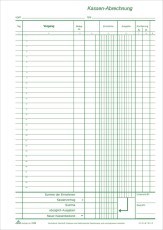RNK Verlag Kassenbuch ohne Umsatzsteuer, 2x50 Bl., DIN A4, Durchschreibepapier, nummeriert A4