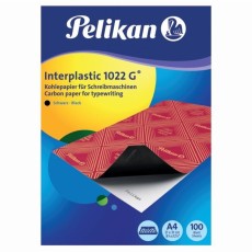 Pelikan® Kohlepapier interplastic 1022 G® - A4, 100 Blatt Kohlepapier schwarz A4 100 Blatt