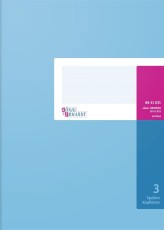 König & Ebhardt Spaltenbuch Kopfleisten-Ausführung - A4, 3 Spalten, 40 Blatt, Schema über 1 Seite