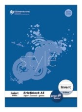Staufen® style Briefblock - A5, 50 Blatt, 70 g/qm, 10 mm liniert Briefblock A5 10 mm liniert