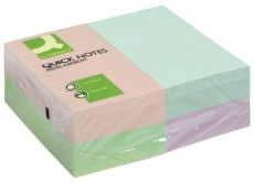 Q-Connect® Haftnotizen Quick Notes - Pastellfarben, 76 x 127 mm Haftnotiz 127 mm 76 mm
