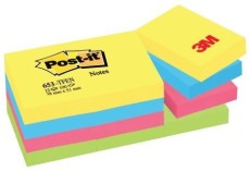 Post-it® Haftnotizen Active Collection - 38 x 51 mm, 12x 100 Blatt Haftnotiz 38 mm 51 mm Papier