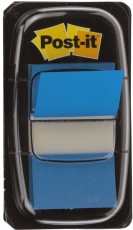 Post-it® Index Standard-Typ 680 - 25,4 x 43,2 mm, blau Index Marker 25,4 mm 43,2 mm blau Polyester