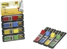 Post-it® Index Mini Typ 683 - 11,9 x 43,2 mm, Grundfarben, 4 x 35 Streifen Index Marker 11,9 mm